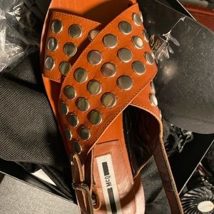 Mcqueen by Alexander McQueen studded sandals (Kim studded leather sandals)